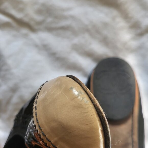 Chanel patent leather ballet flats - Picture 7 of 11